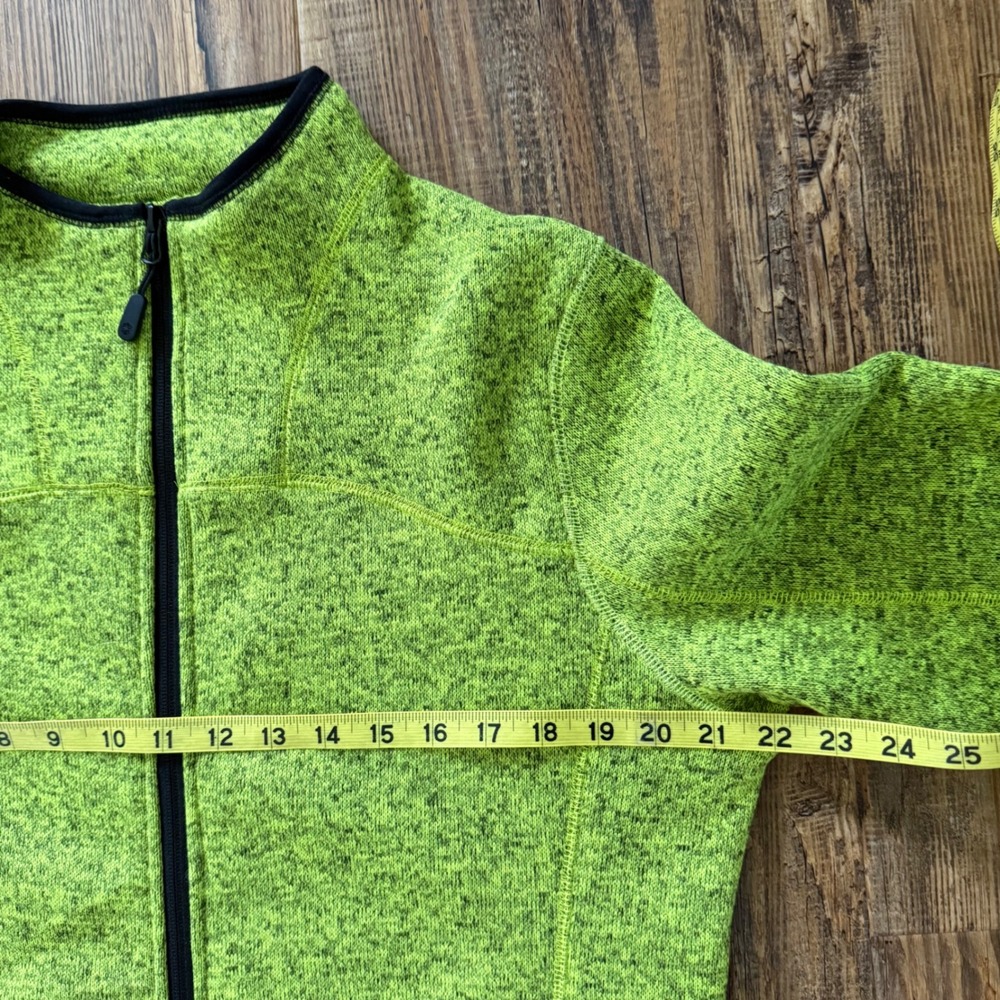 Icewear Fleece Jacket Women Large Green Full Zip Sweater Outdoor Hiking Iceland - Picture 10 of 16